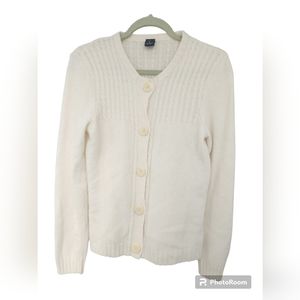 GAP vintage wool angora blend cable-knit cardigan